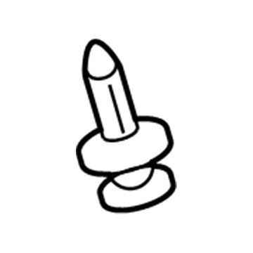 6505161AA Mopar Nut-Plastic Snap In Illustration 1 of 1