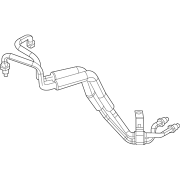 Mopar 5058632AD Oil Cooler Inlet Hose 5058632AD Mopar Oil Cooler Inlet Hose Illustration 1 of 1