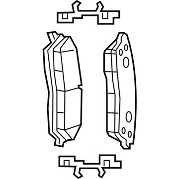 2023 Dodge Challenger Brake Pad - 68501805AB