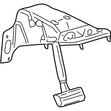 Mopar 55351185AB Steering Column Bracket 55351185AB Mopar Steering Column Bracket Illustration 1 of 1