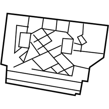 1FZ611J8AA Mopar Rear Seat Back Panel Illustration 1 of 1