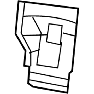 1FZ621J8AA Mopar Rear Seat Back Panel Illustration 1 of 1