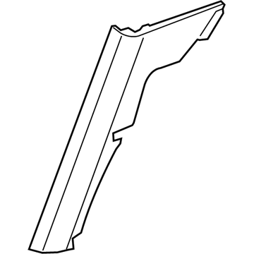 UM50XDVAF Mopar Quarter Trim Panel Illustration 1 of 1