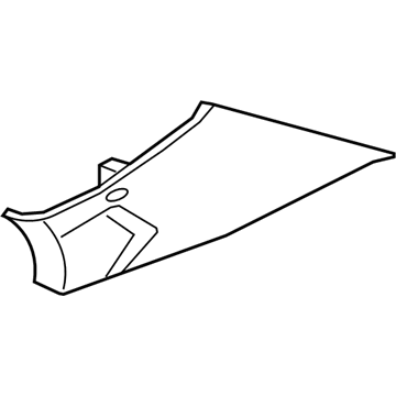 YS77BD1AF Mopar C Pillar Panel Illustration 1 of 1