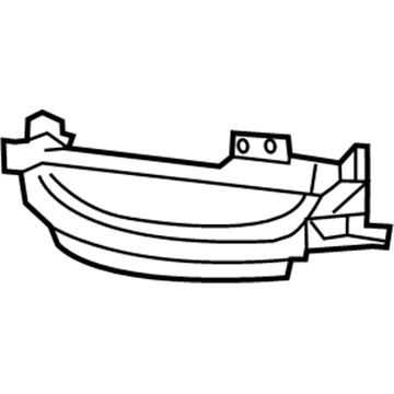 68203004AC Mopar Fog Lamp Bezel Illustration 1 of 1