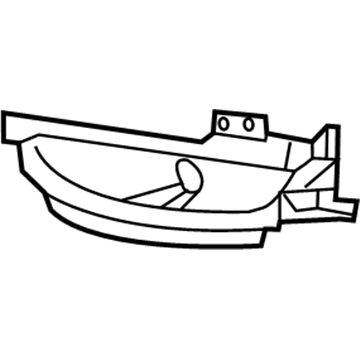 68203002AC Mopar Fog Lamp Bezel Illustration 1 of 1