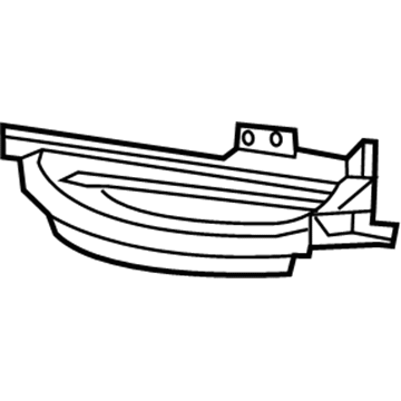 68202998AC Mopar Lamp Opening Cover Illustration 1 of 1