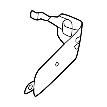 Mopar 68381514AD Heat Shield 68381514AD Mopar Heat Shield Illustration 1 of 1