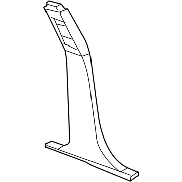 1CH501DBAH Mopar B Pillar Upper Trim Panel Illustration 1 of 1