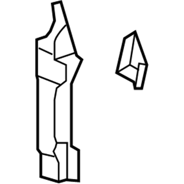 55113053AA Mopar Tail lamp Mounting Panel Illustration 1 of 1