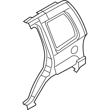 68030751AB Mopar Quarter Panel Illustration 1 of 1