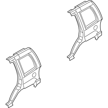 68030741AC Mopar Quarter Panel Illustration 1 of 1