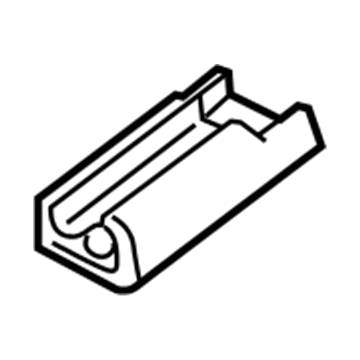 1XS97DX9AA Mopar Seat Track Cover Illustration 1 of 1