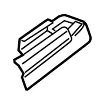 1XS99DX9AB Mopar Seat Track Cover Illustration 1 of 1