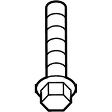 6510986AA Mopar Hexagon Head Screw Illustration 1 of 1
