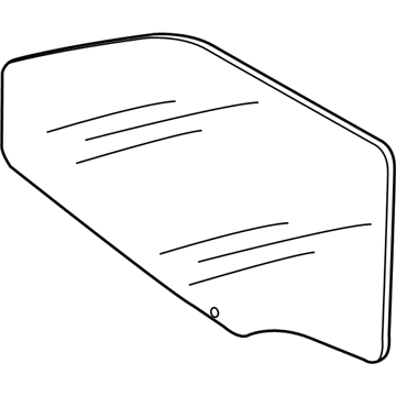68259413AA Mopar Front Door Glass Illustration 1 of 1