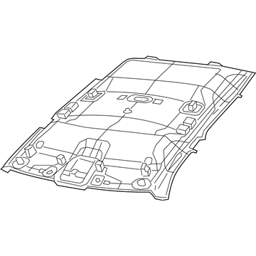 7RU09TX7AA Mopar Headliner Illustration 1 of 1