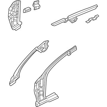 Mopar 5086266AA Body Side Aperture Front Panel 5086266AA Mopar Body Side Aperture Front Panel Illustration 1 of 1