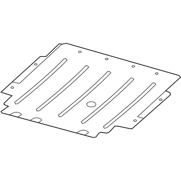 5116183AC Mopar Front Belly Pan Illustration 1 of 1