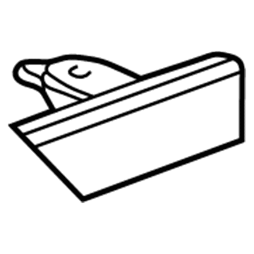 5083922AA Mopar Rail-Front Illustration 1 of 1