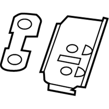 5065557AE Mopar Door Striker Retainer Illustration 1 of 1