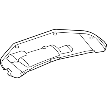 68081446AA Mopar Hood Silencer Illustration 1 of 1