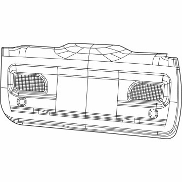 6XP15TX7AG Mopar Liftgate Trim Lower Panel Illustration 1 of 1