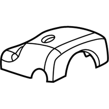 Chrysler PT Cruiser Steering Column Cover - ZT36XDHAC