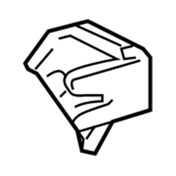 5098727AA Mopar Bracket-A/C CONDENSER Illustration 1 of 1