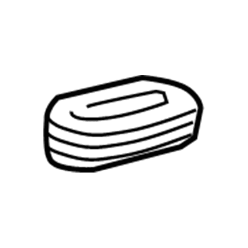 5097240AA Mopar GROMMET-A/C CONDENSER Mounting Illustration 1 of 1