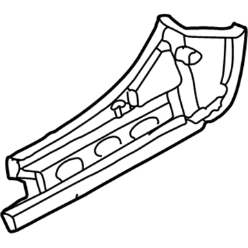 4888934AD Mopar Body Side Aperture Reinforcement Illustration 1 of 1