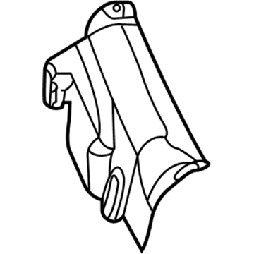 4673701AB Mopar Floor Pan Shield Illustration 1 of 1