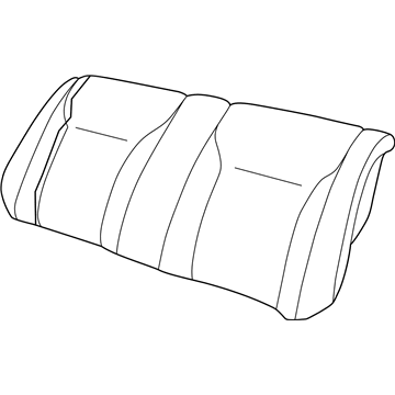 YJ701T5AA Mopar Rear Seat Back Illustration 1 of 1