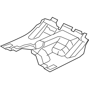 Mopar 55197357AC Floor Pan Silencer 55197357AC Mopar Floor Pan Silencer Illustration 1 of 1
