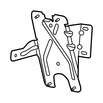 68141702AA Mopar Module Bracket Illustration 1 of 1
