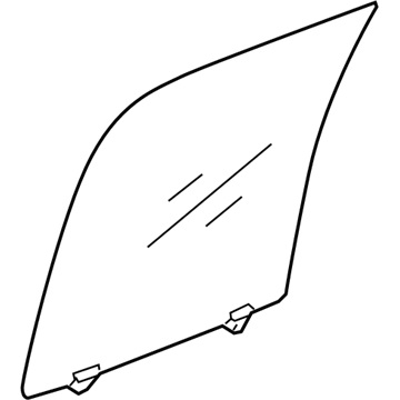 55372818AB Mopar Rear Door Glass Illustration 1 of 1