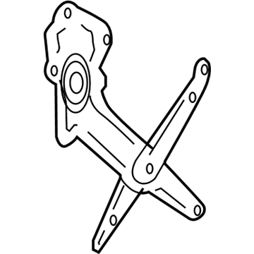 Dodge Ram 2500 Window Regulator - 55276116AD