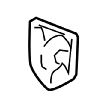 68082011AB Mopar MEDALLION-TAILGATE Illustration 1 of 1