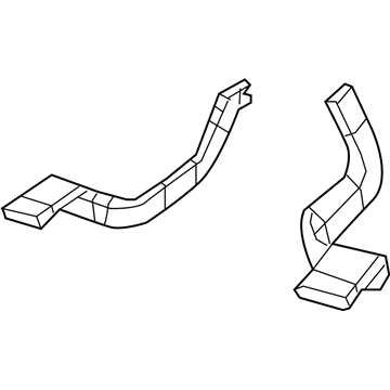 5058198AB Mopar Duct-Air To Rear Seat Illustration 1 of 1