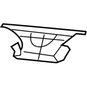 5058775AB Mopar Defroster Duct Illustration 1 of 1