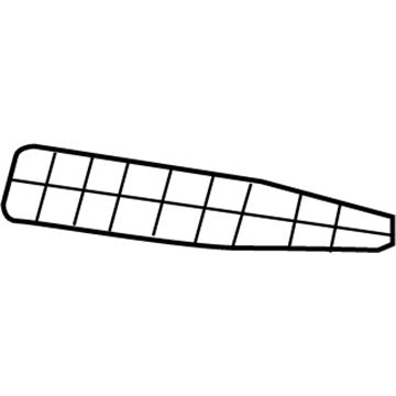 Mopar 5058139AB Screen-Air Inlet 5058139AB Mopar Screen-Air Inlet Illustration 1 of 1