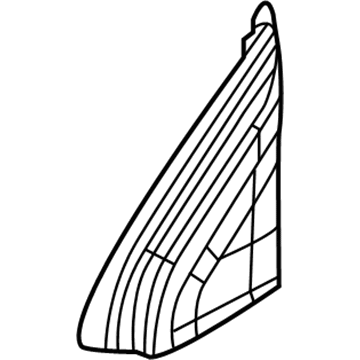 5US40DX9AB Mopar Panel-Mirror Flag Illustration 1 of 1