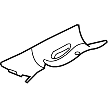 5HS27BDXAN Mopar A Pillar Panel Illustration 1 of 1