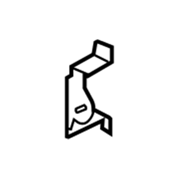 Mopar 55315113AA Bracket-COWL 55315113AA Mopar Bracket-COWL Illustration 1 of 1
