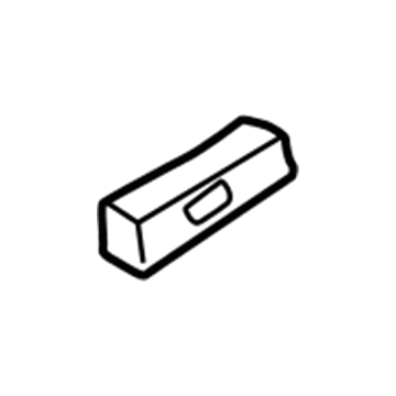 55352839AC Mopar Seat Latch Bezel Illustration 1 of 1