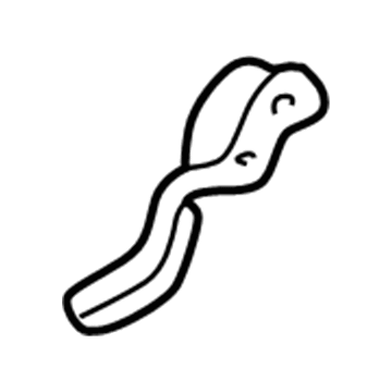 Mopar UZ451DBAA Shield-Hinge UZ451DBAA Mopar Shield-Hinge Illustration 1 of 1