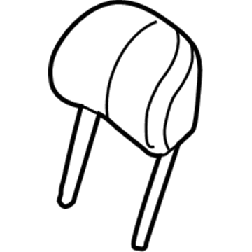 XP641L2AA Mopar Rear Headrest Illustration 1 of 1