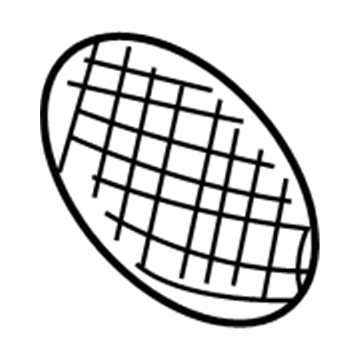 UJ841DVAA Mopar Speaker Grille Illustration 1 of 1