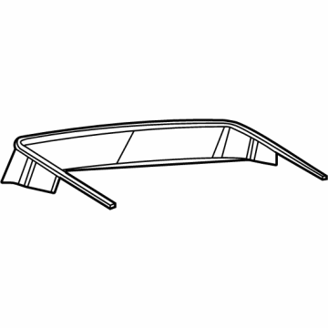 68082481AA Mopar Sunroof Wind Deflector Illustration 1 of 1