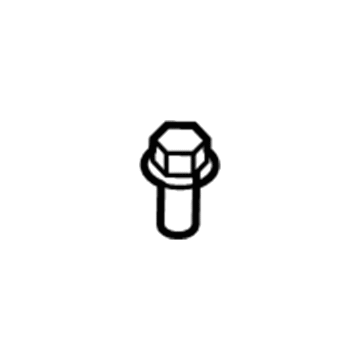 6509491AA Mopar Hexagon Head Bolt Illustration 1 of 1